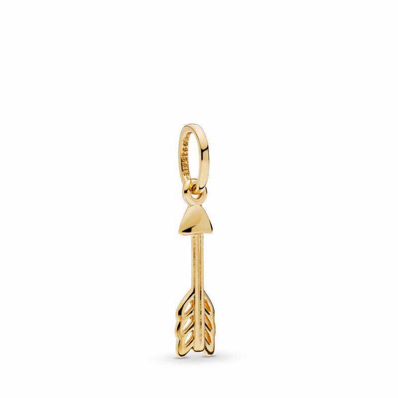 Pandora Shine™ Arrow Of Cupid Charm - 18ct Gold Plated - Canada | IM7535CE